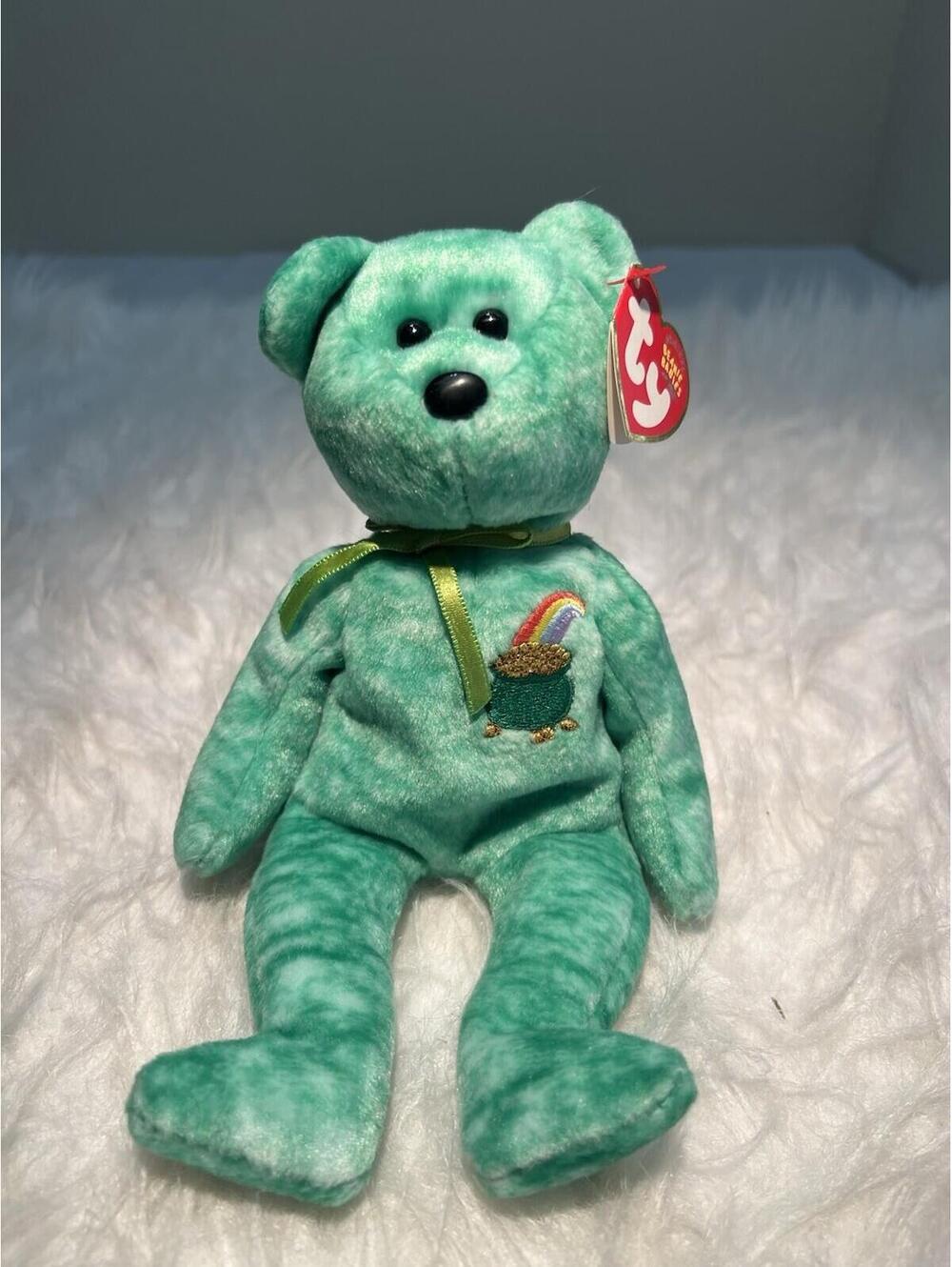 TY Beanie Baby - KILLARNEY the Irish Bear - MWMTs Stuffed Animal Toy